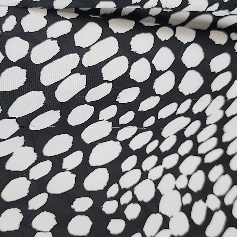 Ophelia Rose black white print vneck blouse Size 2X - Picture 3 of 7